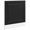 vidaXL Painel de lava-lou&ccedil;a PORTO Carvalho Preto 60 x 1,5 x 57 cm