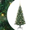 vidaXL &Aacute;rvore de Natal Artificial Pr&eacute;-iluminada Verde 120 cm
