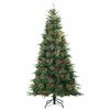 vidaXL &Aacute;rvore de Natal Articulada Artificial Verde 240 cm PE e PVC
