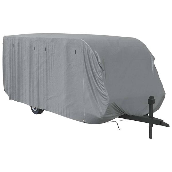 vidaXL Cobertura caravana 732x250x220 cm tecido n&atilde;o tecido cinzento