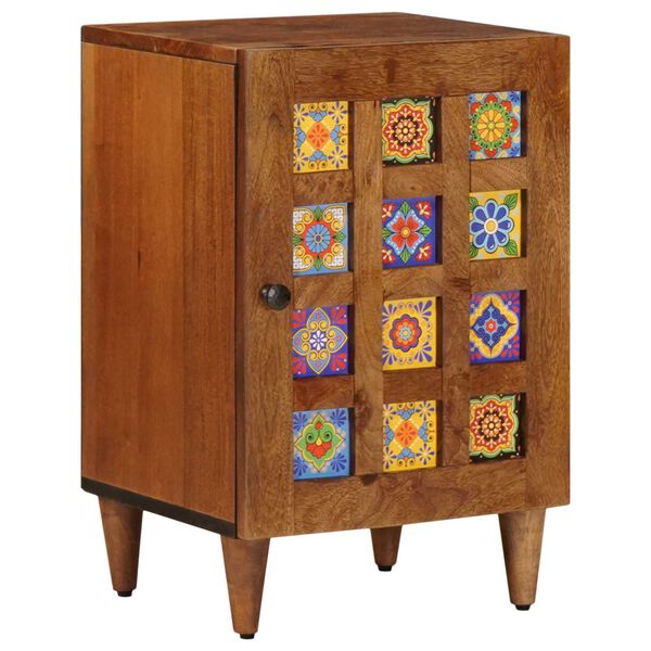 vidaXL Arm&aacute;rio de Banheiro com armazenamento Nogueira 38 x 33 x 58 cm