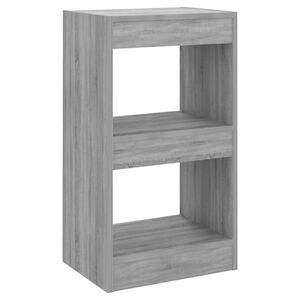 vidaXL Estante/divis&oacute;ria 40x30x72 cm cor sonoma cinza
