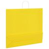 vidaXL Sacos de papel 50 unid com al&ccedil;as amarelo 54x15x49 cm