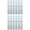 vidaXL &Acirc;ncora de fixa&ccedil;&atilde;o no ch&atilde;o em L 12 pcs a&ccedil;o galvanizado 5x5x50 cm