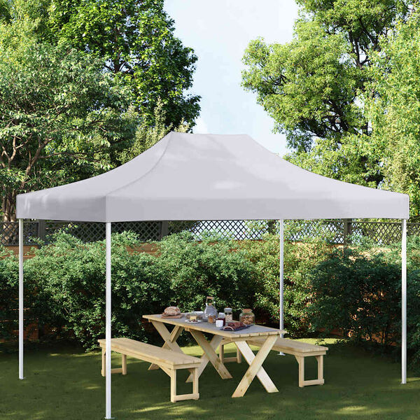 vidaXL Teto para tenda de festas 4x3 m 270 g/m&sup2; branco