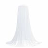 vidaXL Rede Mosquiteira para Cama 3 unid. 156 mesh Branco ⌀56 x 220 cm