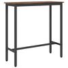vidaXL mesa Carvalho Fumado 100 x 40 x 100,5 cm