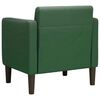 vidaXL Poltrona com apoio de bra&ccedil;os 54 cm tecido corduroy verde escuro