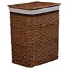 vidaXL Cesto de roupa suja salgueiro castanho