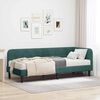 vidaXL Estrutura de Cama de Canto Verde Escuro 80 x 200 cm Veludo