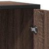 vidaXL Aparador 62x35x76 cm derivados de madeira carvalho castanho