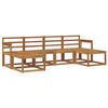 vidaXL Conjunto de Sof&aacute;s para Exterior 6 pcs Natural