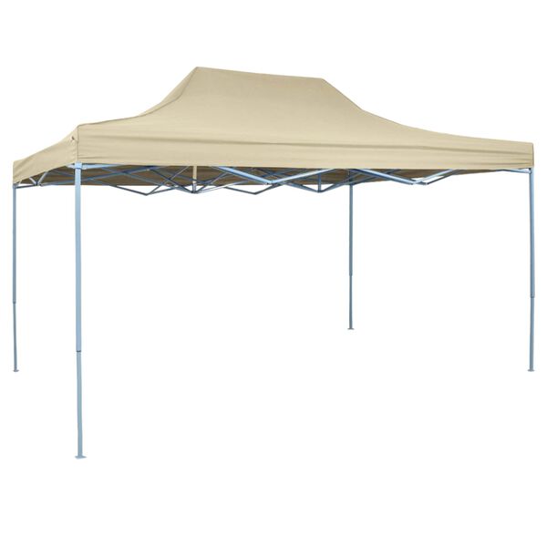 vidaXL Tenda pop-up dobr&aacute;vel 3x4,5 m branco nata