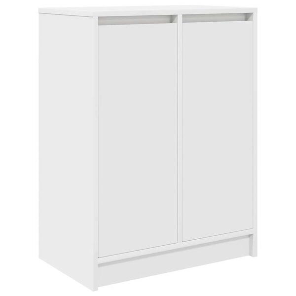 vidaXL Sapateira 57x34x76 cm derivados de madeira branco