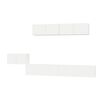 vidaXL Conjunto m&oacute;veis de TV 5 pcs madeira processada branco