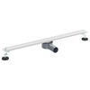 vidaXL Ralo de Chuveiro 360&deg; com Modelo Slim Prateado 80 cm