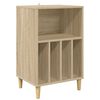 vidaXL Suporte para Toca-discos Carvalho Sonoma 47 x 39,5 x 74,5 cm