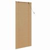 vidaXL Estores de rolo com cortinas Manual Castanho 80 x 220 cm Bambu