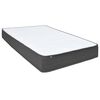 vidaXL Cama boxspring 180x200 cm tecido cinzento-escuro
