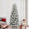 vidaXL &Aacute;rvore de Natal Artificial com 300 LEDs Branco 240 cm