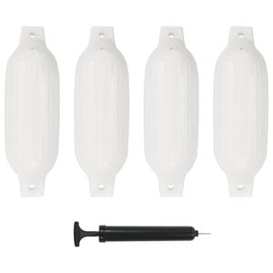 vidaXL | Bumpers de Barco | Branco 41 x 11,5 cm PVC