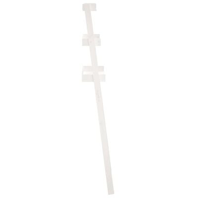 vidaXL Toalheiro 63,5x32x179 cm madeira de pinho maciça branco