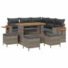 vidaXL Conjunto de Sof&aacute; de Jardim 10 unid. 9-N&uacute;mero de lugares Cinzeto