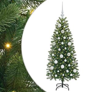 vidaXL &Aacute;rvore de Natal Artificial com 150 LEDs Verde 120 cm PE e PVC