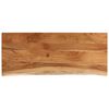 vidaXL Bancada de casa de banho retangular 140x60x3,8 cm ac&aacute;cia maci&ccedil;a