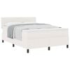 vidaXL Cama Box Manual Creme e Branco 203 x 160 x 88 cm