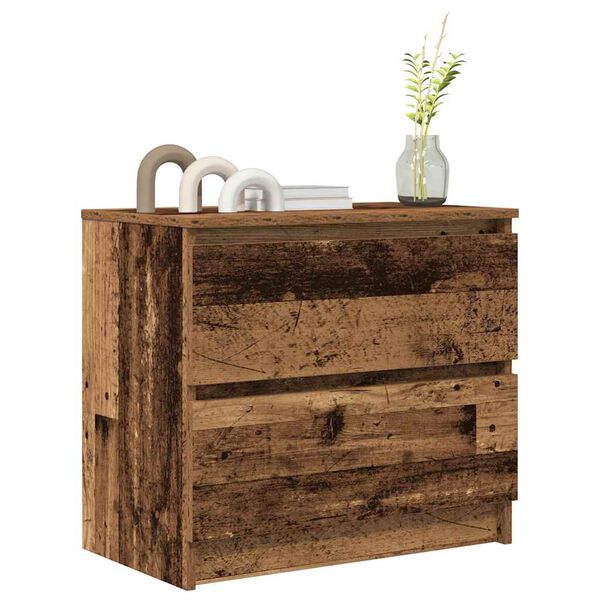 vidaXL M&oacute;vel de TV 60x35x54 cm derivados de madeira madeira velha