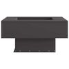 vidaXL Fire Pit Preto 60 x 60 x 30 cm A&ccedil;o