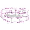 vidaXL Cama com estante sem colch&atilde;o 160x200 cm pinho maci&ccedil;o