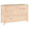 vidaXL Canteiro elevado de jardim 119,5x40x78 cm pinho maci&ccedil;o
