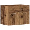vidaXL Gabinete para pia de banheiro, madeira engenheirada, 60x38,5x46 cm