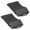 vidaXL Protetores de Pneus 2 unid. Preto 44 x 20 x 4 cm PP