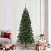 vidaXL &Aacute;rvore de Natal Artificial com 300 LEDs Verde 210 cm PE e PVC