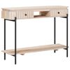 vidaXL Mesa de Canto Artesanal Branco 100 x 30 x 76 cm