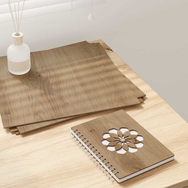 vidaXL Pain&eacute;is de Decora&ccedil;&atilde;o 12 pcs Carvalho Artesanal