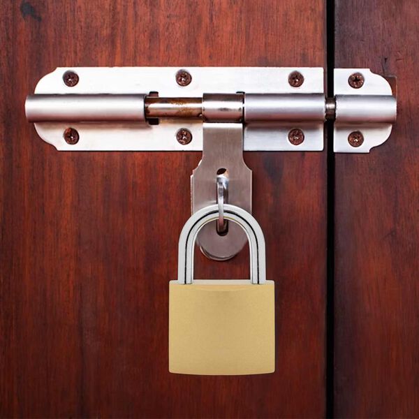 vidaXL U Lock com Chaves 12 pcs Lat&atilde;o Ferro