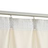 vidaXL Cortinas blackout com ganchos 2 pcs 140x225 cm veludo cor creme