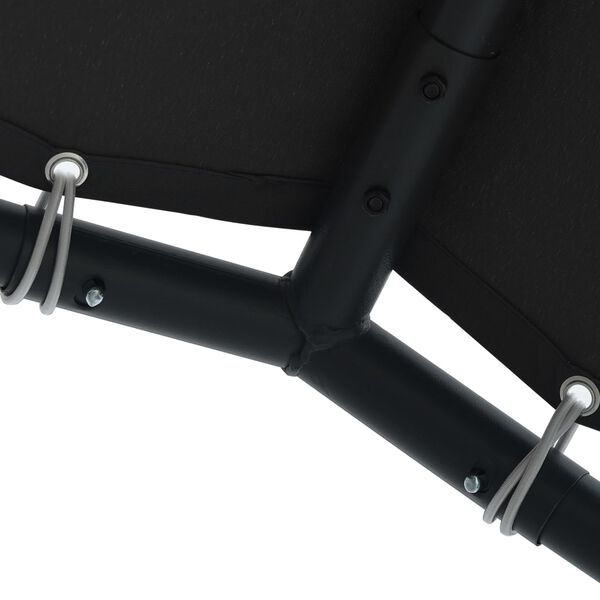 vidaXL Gazebo tenda com toldo 3x3 m a&ccedil;o antracite