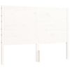 vidaXL Cama sem colch&atilde;o 140x200 cm madeira de pinho maci&ccedil;a branco