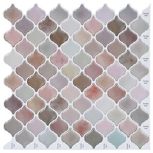 vidaXL Azulejo Lanturn 50 unid. Bege 27 x 27 cm Poliuretano e PET