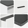 vidaXL Banco de Hall com almofada com gaveta Branco 100 x 38 x 46 cm