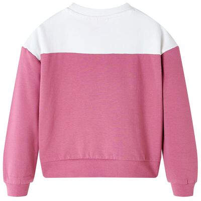 Sweatshirt para criança cor framboesa 92