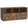 vidaXL Gabinete para TV com gaveta Carvalho Fumado 102 x 34,5 x 47 cm