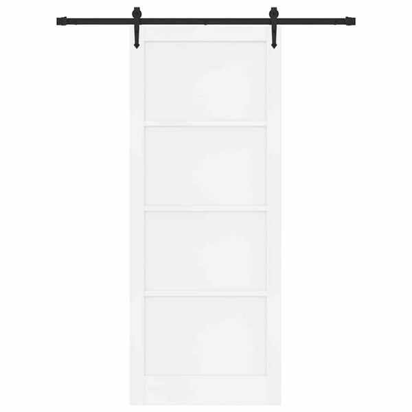 vidaXL Porta Deslizante ORKDAL Branco 93 x 232 cm