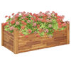 vidaXL Floreira de jardim 110x60x44 cm madeira de ac&aacute;cia maci&ccedil;a