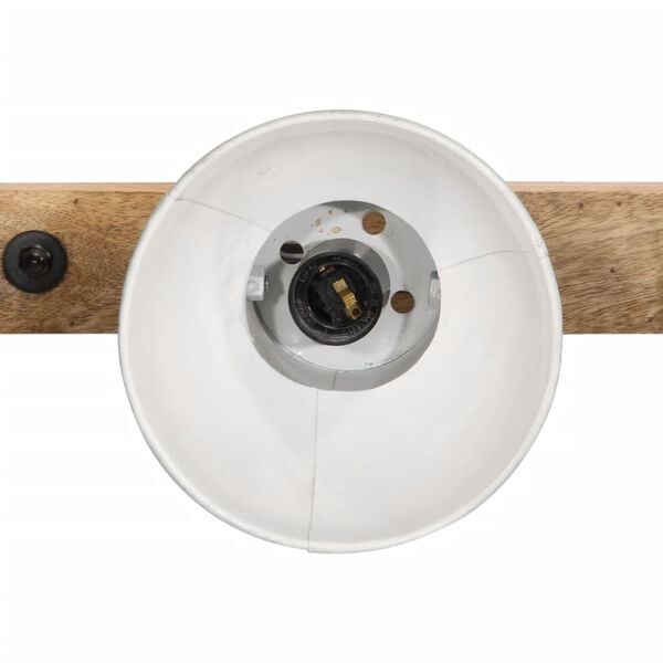 vidaXL Candeeiro de parede 25 W 90x25 cm E27 azul desgastado